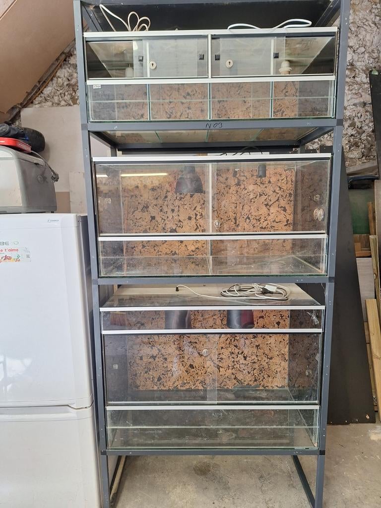 Meuble terrarium, Animaux & Accessoires, Reptiles & Amphibiens | Accessoires, Enlèvement, Éclairage