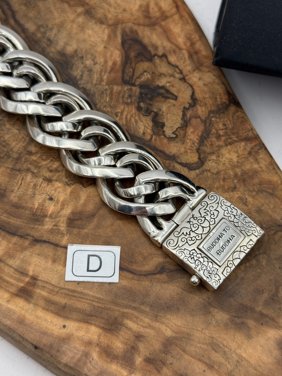 “NATHALIE BIG (XL)” buddha to buddha 21,5cm• Maat: D, Ophalen of Verzenden, Zo goed als nieuw, Zilver, Zilver