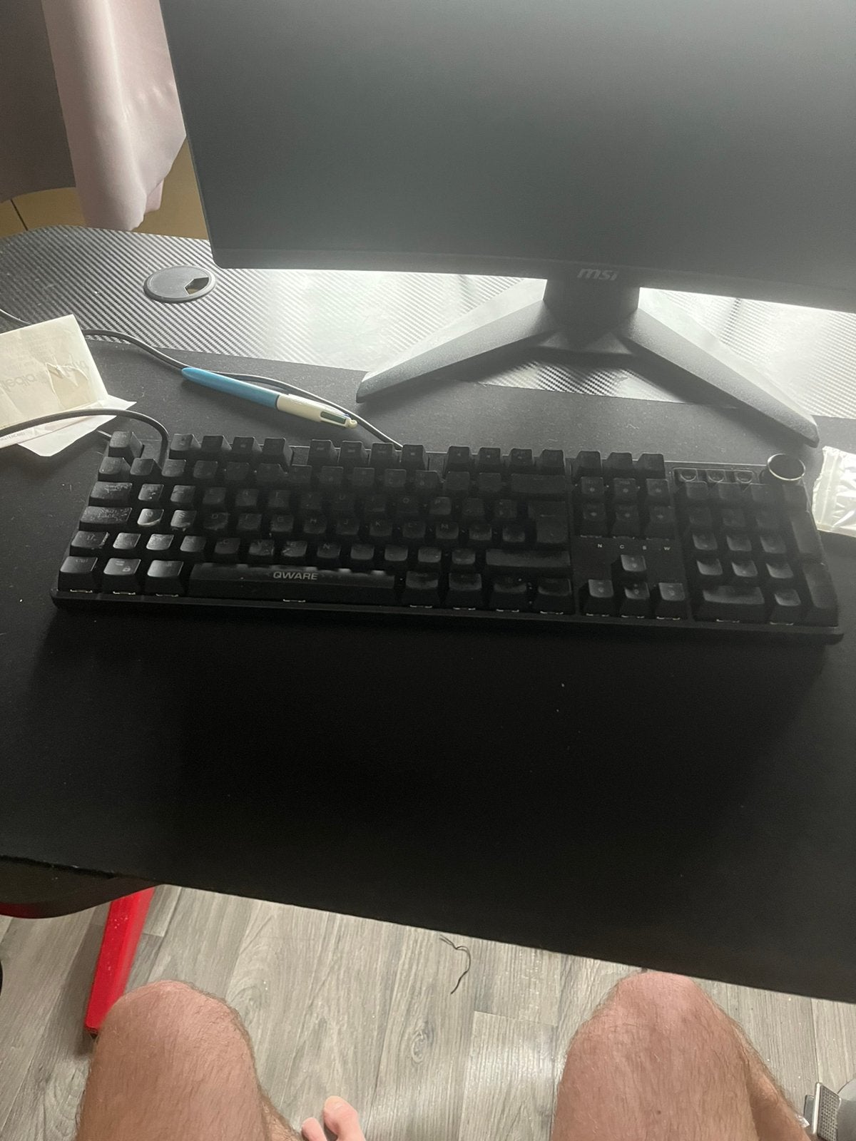 Clavier pc méchanique, Informatique & Logiciels, Claviers, Enlèvement, Comme neuf
