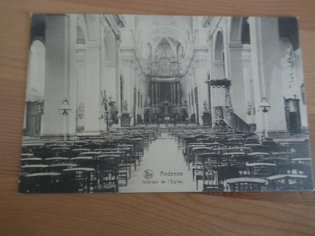 andenne interior of the church, Envoi, Affranchie, Namur