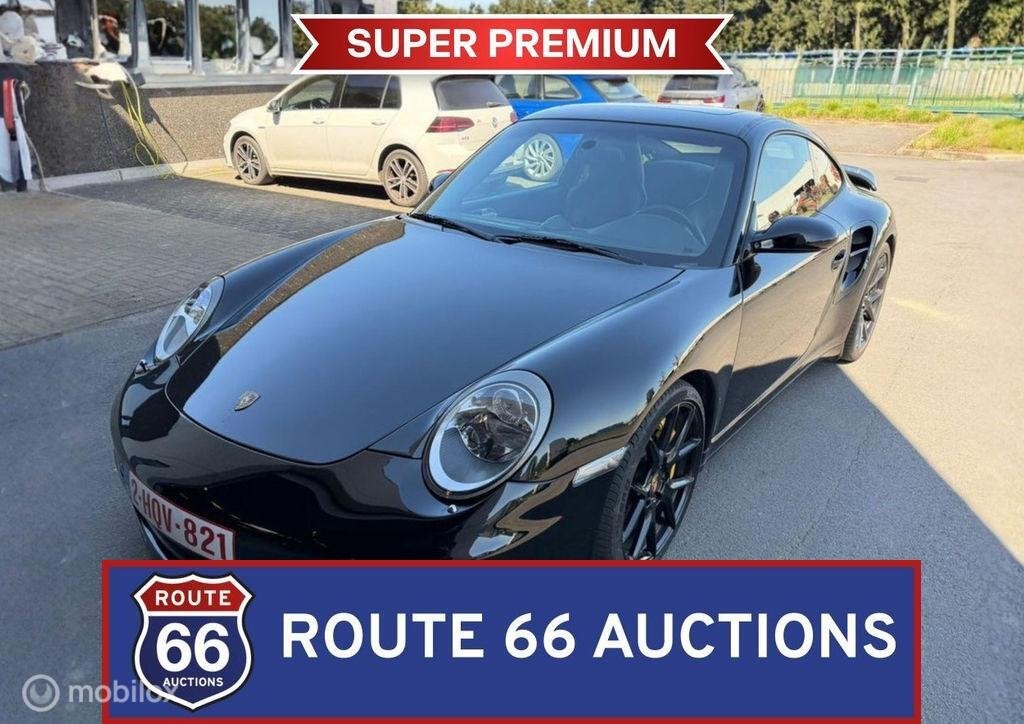 Porsche 911 Turbo | 2007 | Route 66 Auctions, Auto's, Porsche, Gebruikt, Zwart, Bedrijf, Handgeschakeld