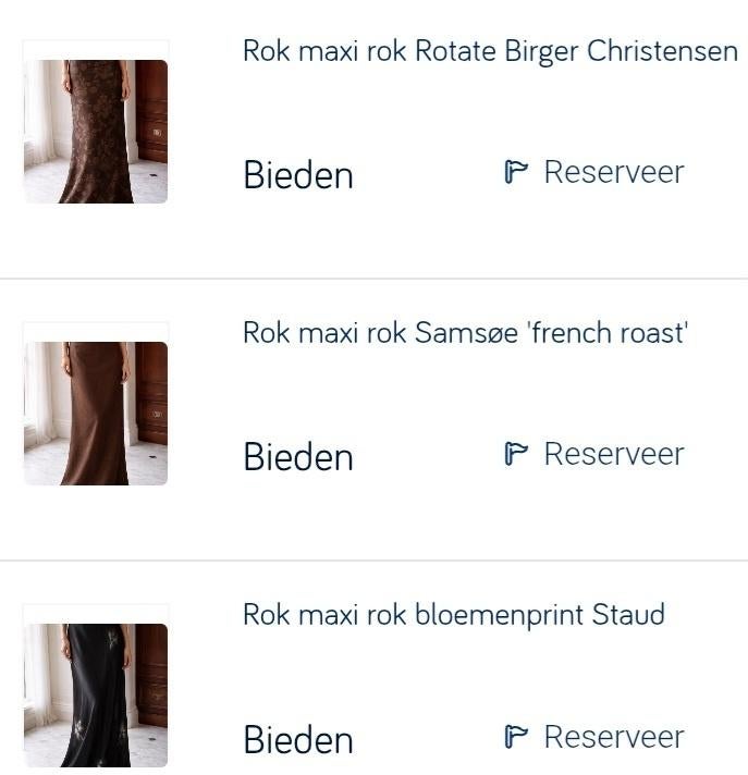 Rokken Rotate Birger Christensen, Samsøe en Staud Nieuw, Birger, Samsøe en Staud, Verzenden, Nieuw