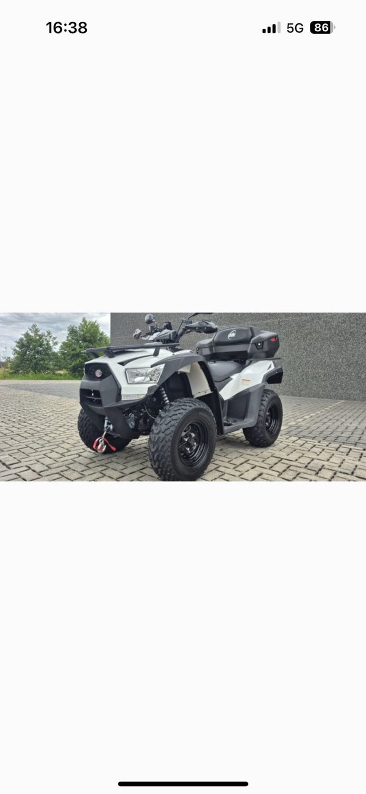 Quad 4x4 mais 1300 km avec moteur à injection 2018, 1 cylindre, 550 cm³