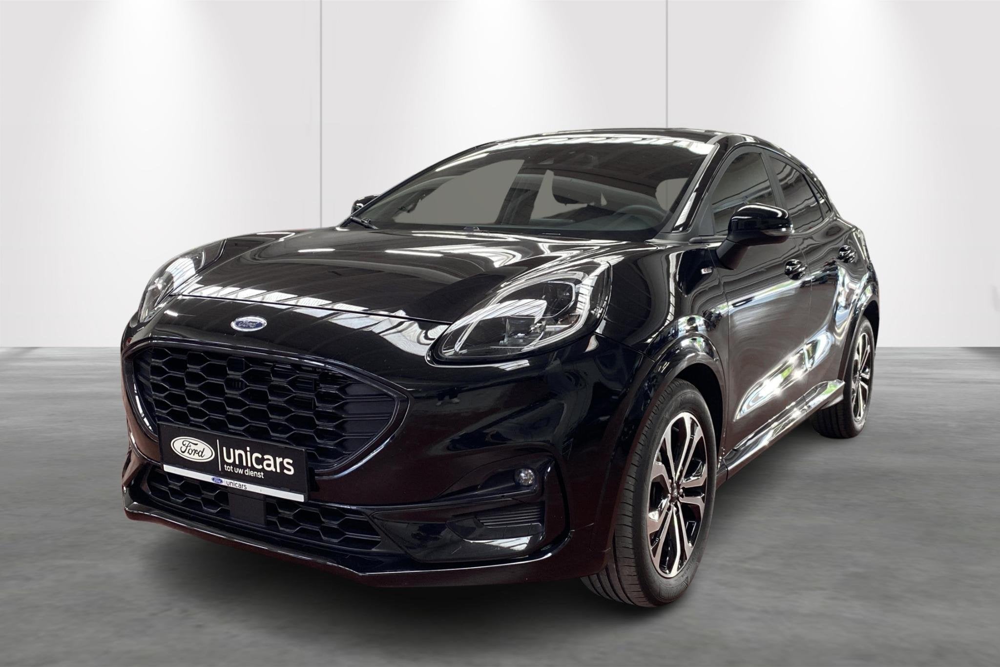 Ford Puma 1.0i Ecoboost MHEV 92kW Aut. ST-Line, Auto's, Ford, Stof, 1404 kg, Zwart, 5 zetels