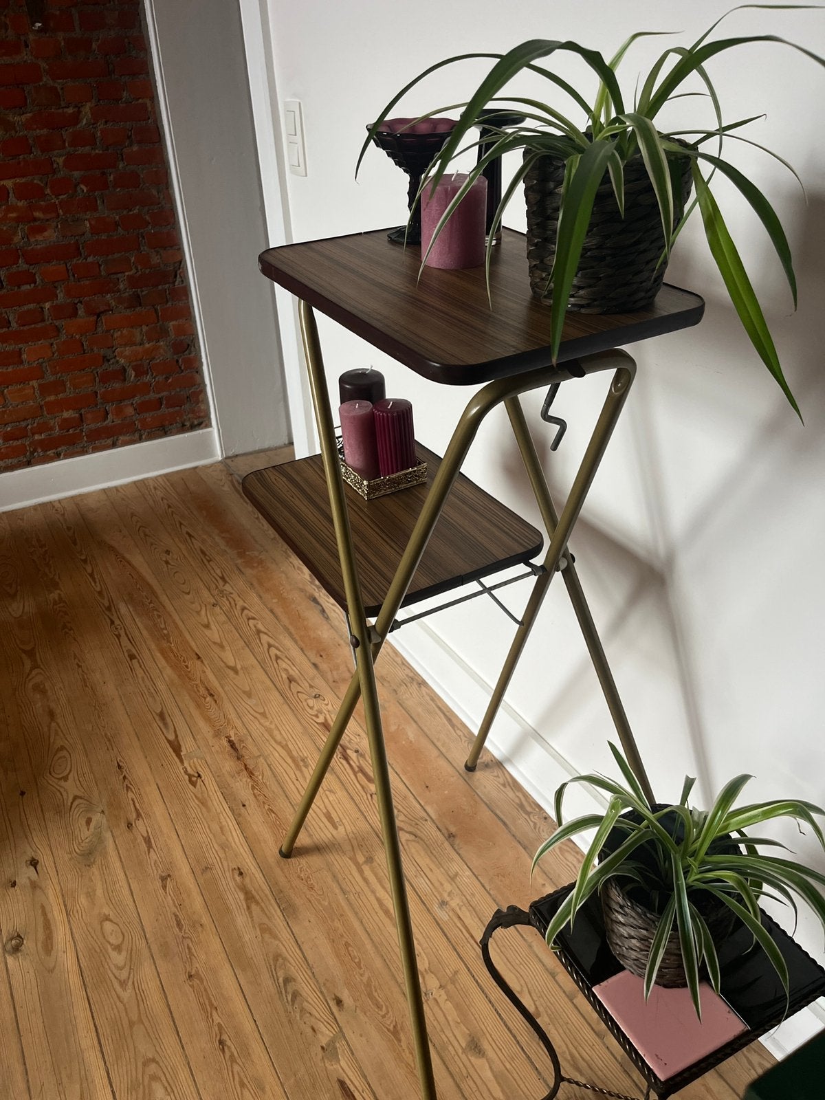 retro projector tafel / plantentafel, Enlèvement, Comme neuf, Retro, vintage, 70s, 60 cm ou plus