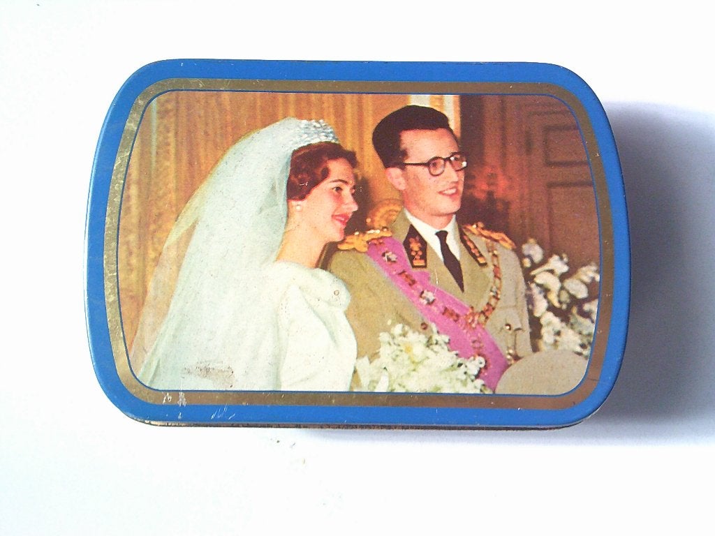 blikken doos boudewijn fabiola rizla, Verzamelen, Ophalen, Zo goed als nieuw, Overige, Overige merken