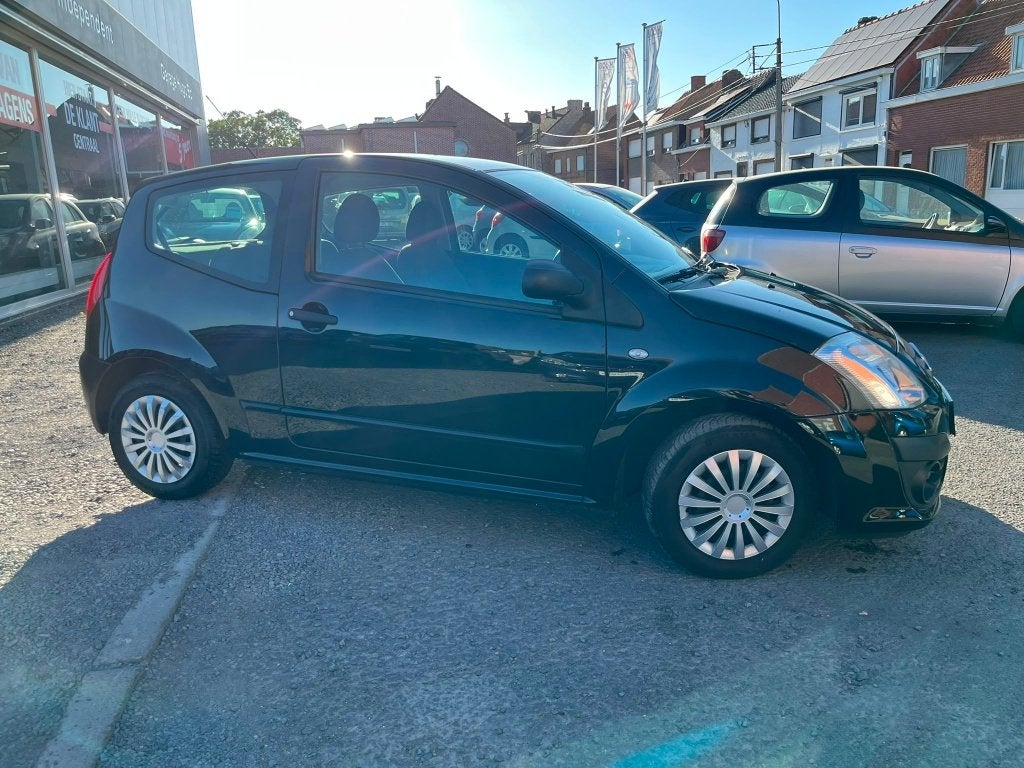 Citroën C2 + waarborg, Voorwielaandrijving, 4 zetels, Stof, Zwart