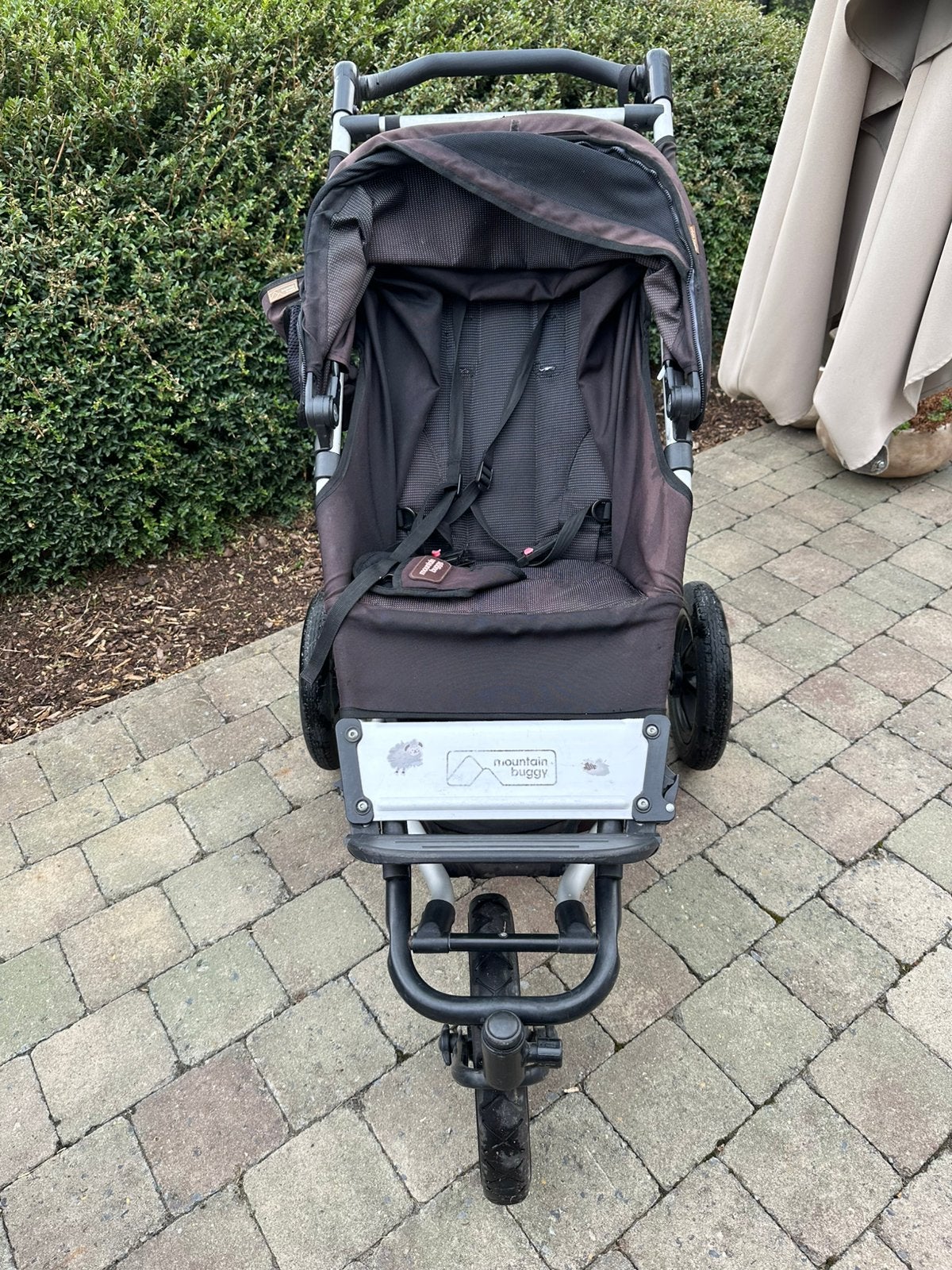 Mountain Buggy Urban Jungle, Kinderen en Baby's, Buggy's, Ophalen, Gebruikt, Overige merken, Regenhoes