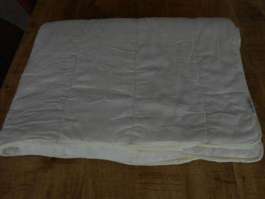 Dekbed 4 seizoens, synthetisch (1 zomer en 1 herfst)., Ophalen, Gebruikt, Wit, Tweepersoons