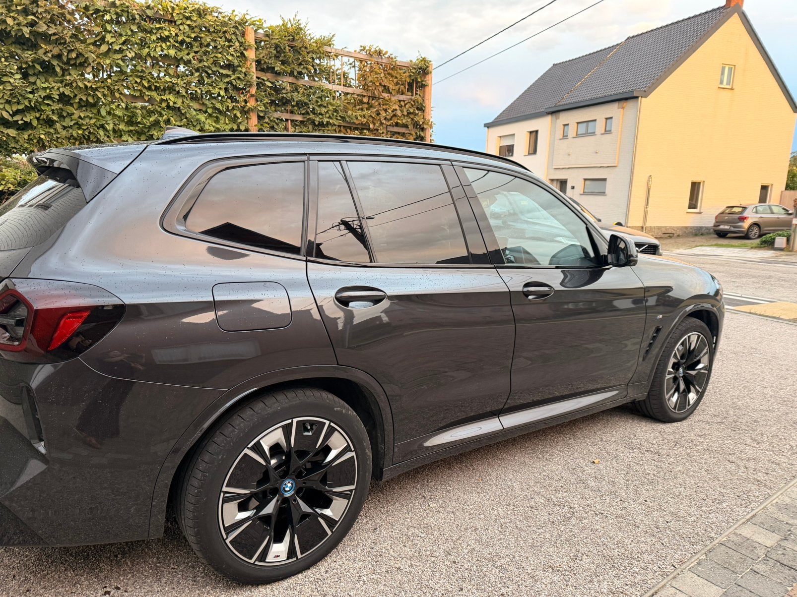 Bmw IX3, Auto's, Automaat, Achterwielaandrijving, Zwart, Leder