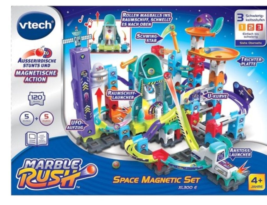 Vtech Marble Rush Space Magnetic Xl300E, Ophalen, Zo goed als nieuw, 4 tot 6 jaar