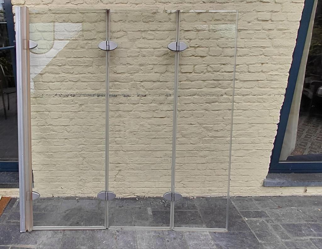 Douchescherm, merk HUPPE, 3 delig., Huis en Inrichting, Ophalen, Gebruikt