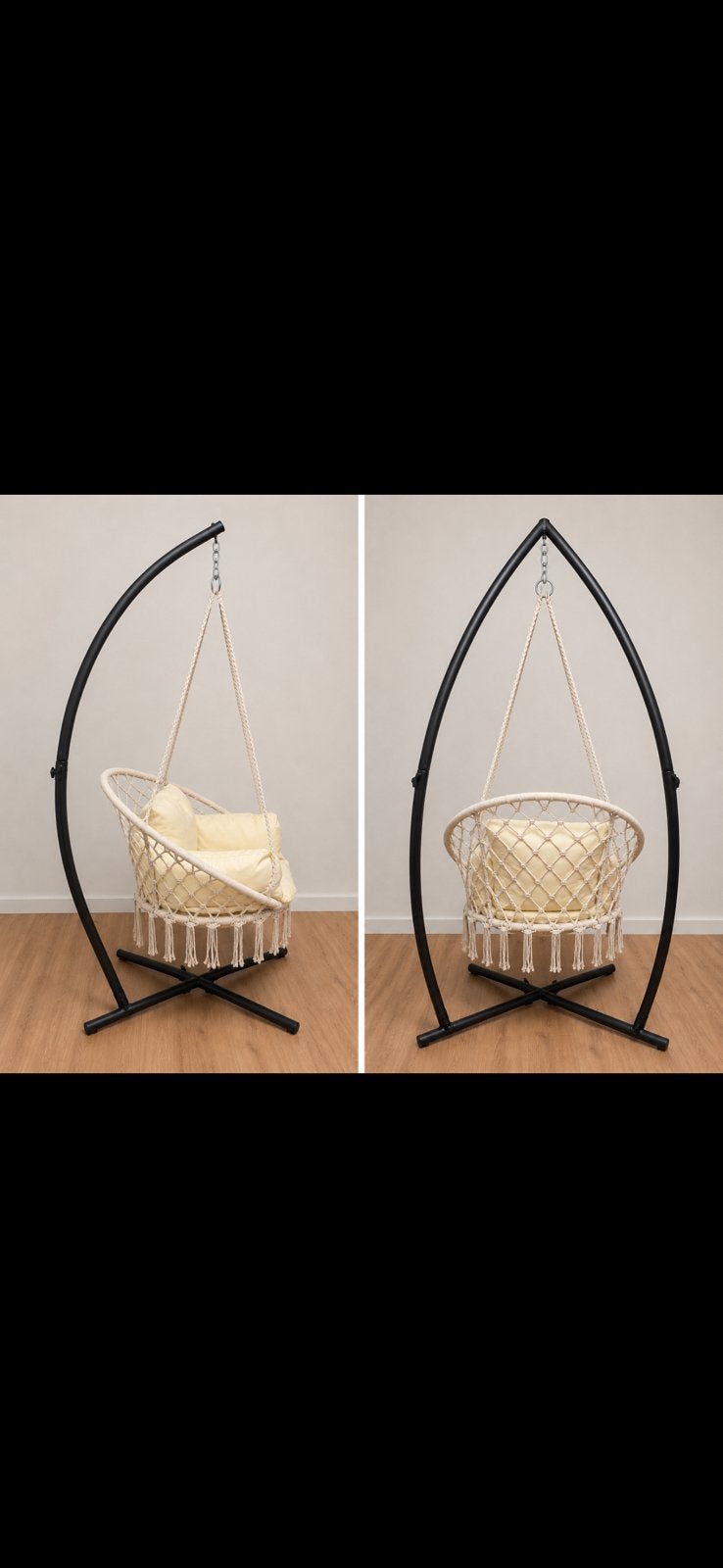 Fauteuil suspendu, Enlèvement, Comme neuf