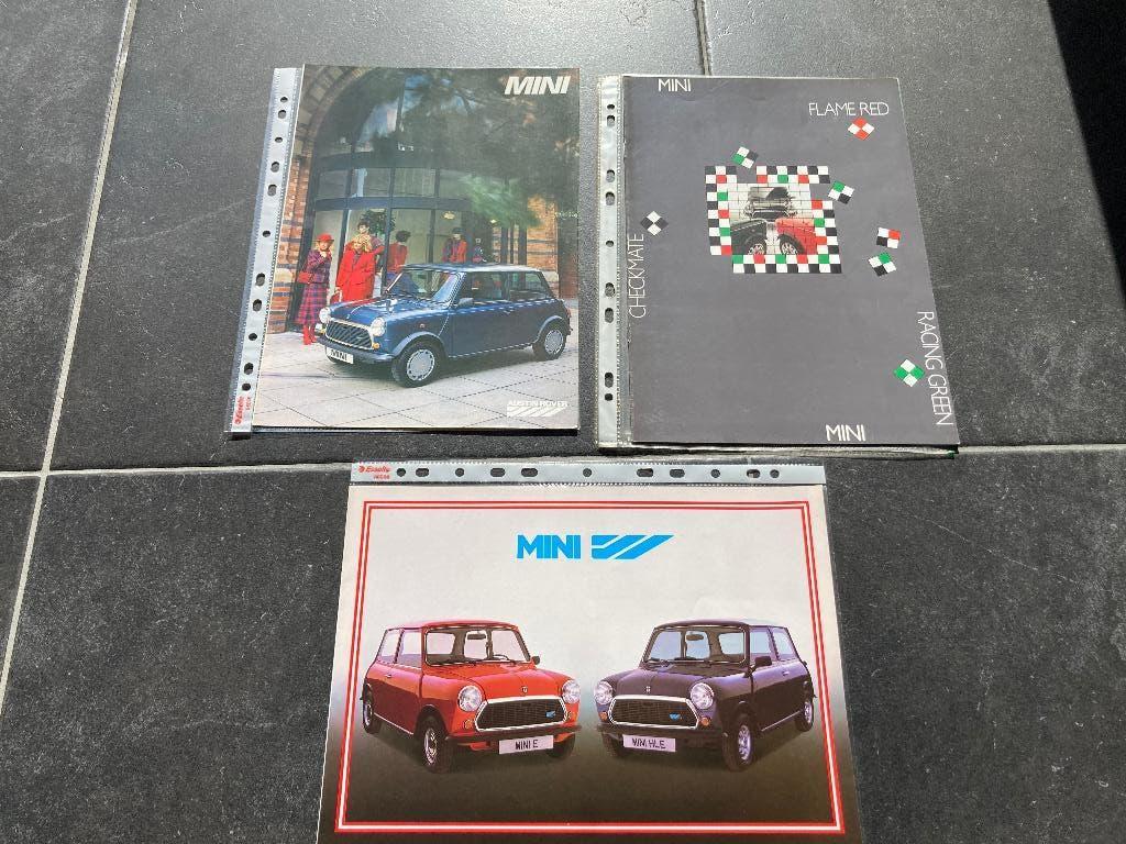 3 folders MINI , jaren 80 = samen 8€, Ophalen, Zo goed als nieuw, Overige merken