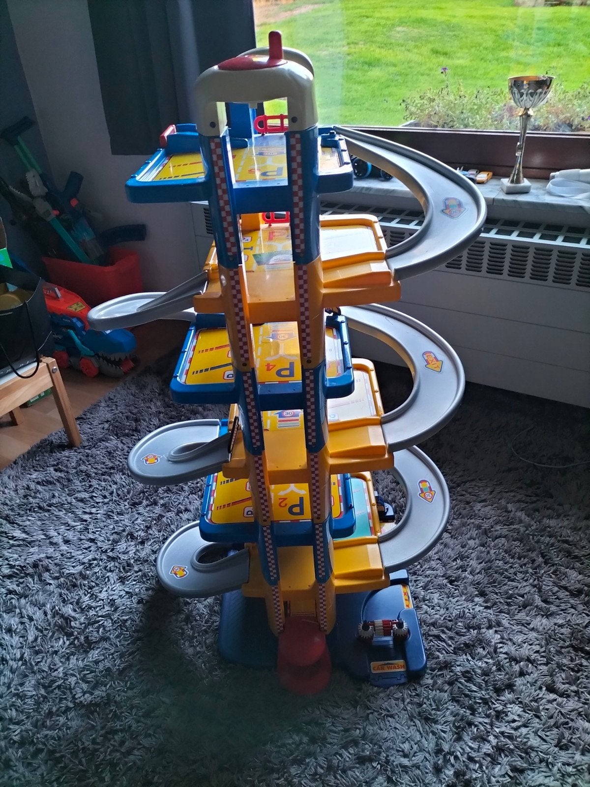 autogarage speelgoed, Ophalen