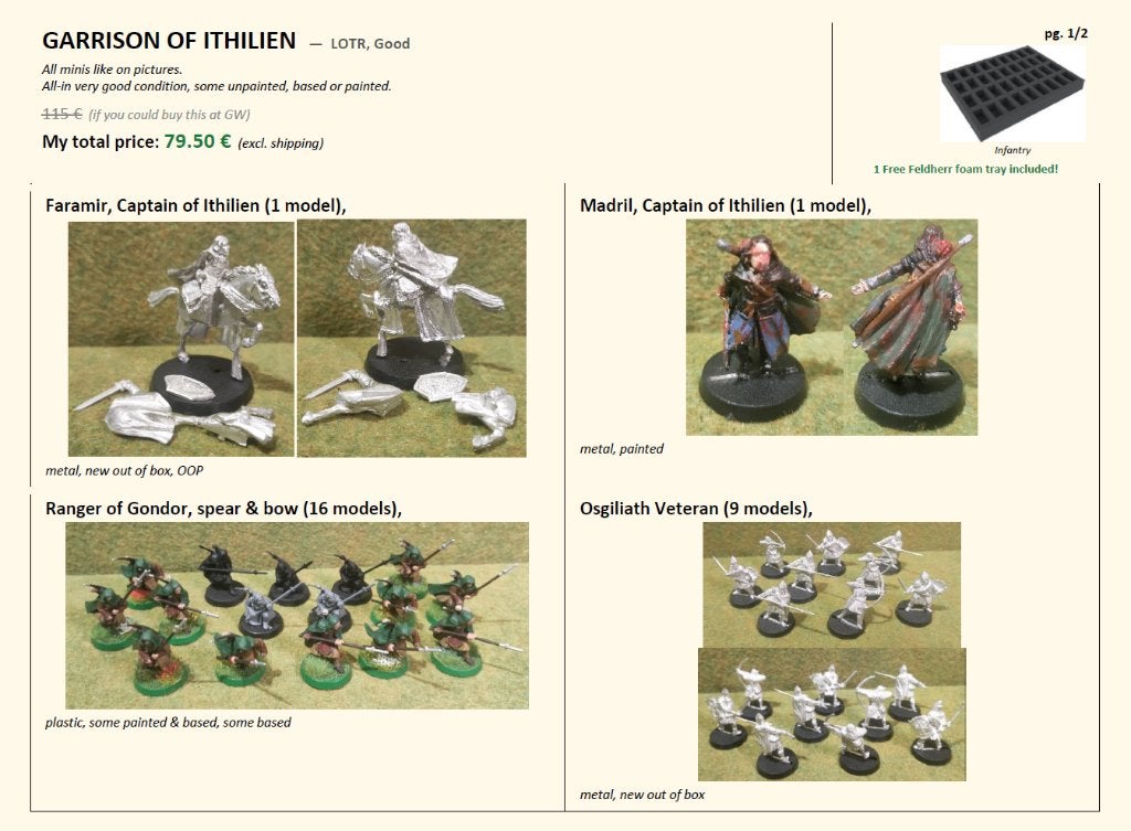 Garrison of Ithilien (Good) ME SBG Games workshop, Ophalen of Verzenden, Nieuw, Lord of the Rings, Figuurtje(s)