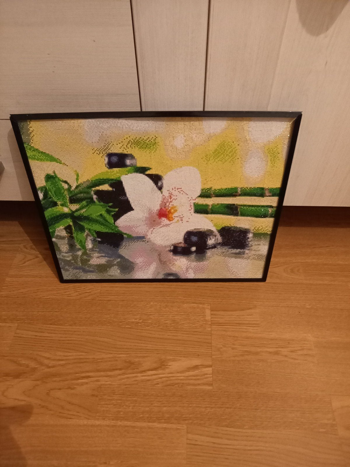 Diamond painting handgemaakt, Antiquités & Art, Art | Peinture | Moderne, Enlèvement