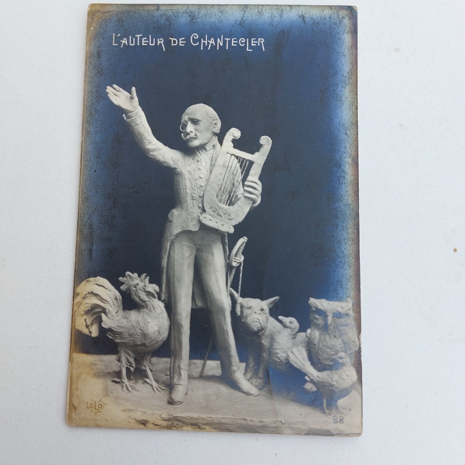 Oude postkaart: Edmond Rostand, Ophalen of Verzenden