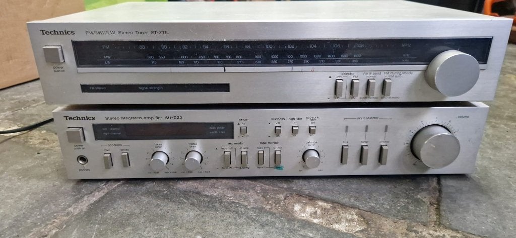 Technics versterker + tuner, Audio, Tv en Foto, Ophalen, Gebruikt