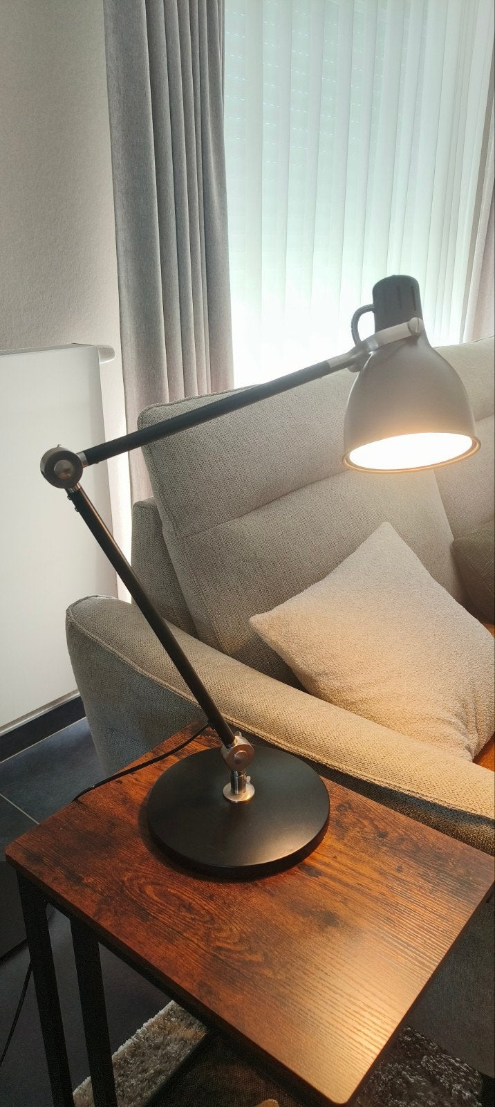 IKEA Verstelbare bureaulamp / Tafellamp / Leeslamp, Ophalen, Bureaulamp, E27 (groot), Zwart