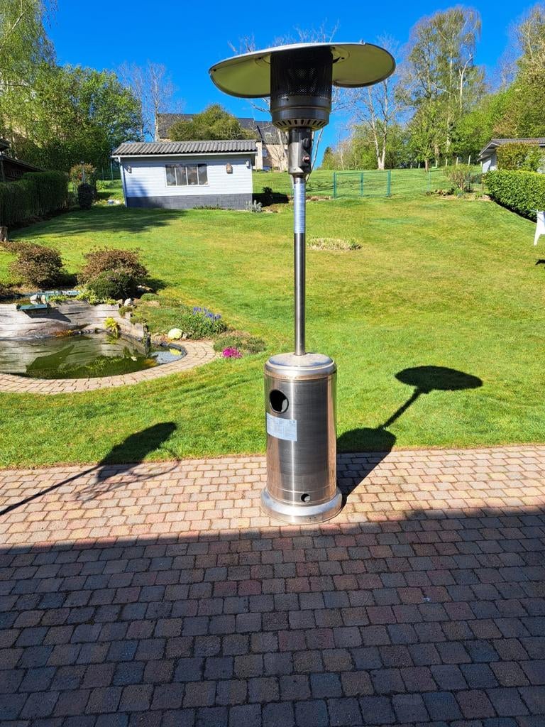 Chauffage de terrasse au gaz
+ bonbonne et carte de caution, Enlèvement, Gaz