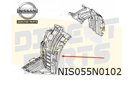 Nissan 350Z Coupe / 350Z Roadster (Z33) -1/07 wielkuip Recht, Neuf, -, -, Garde-boue