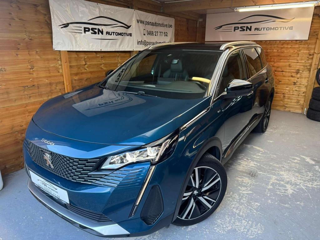 Peugeot 5008 GT-Line * BTW-Aftrekbaar * Etc., Auto's, Automaat, Gebruikt, 1199 cc, Blauw