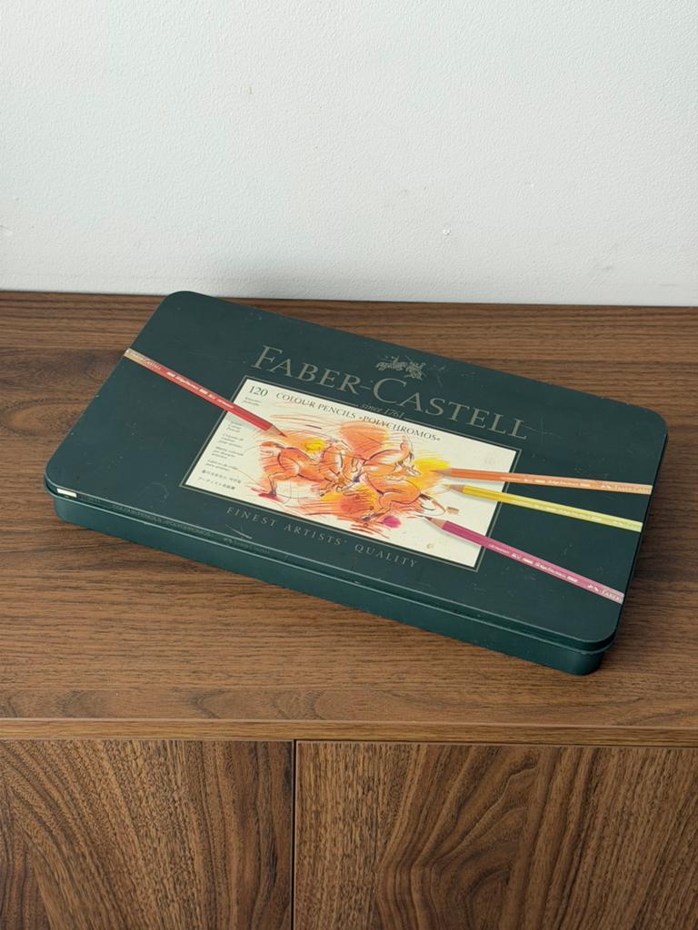Faber Castell polychromos 120 set, Hobby en Vrije tijd, Tekenen, Ophalen, Gebruikt