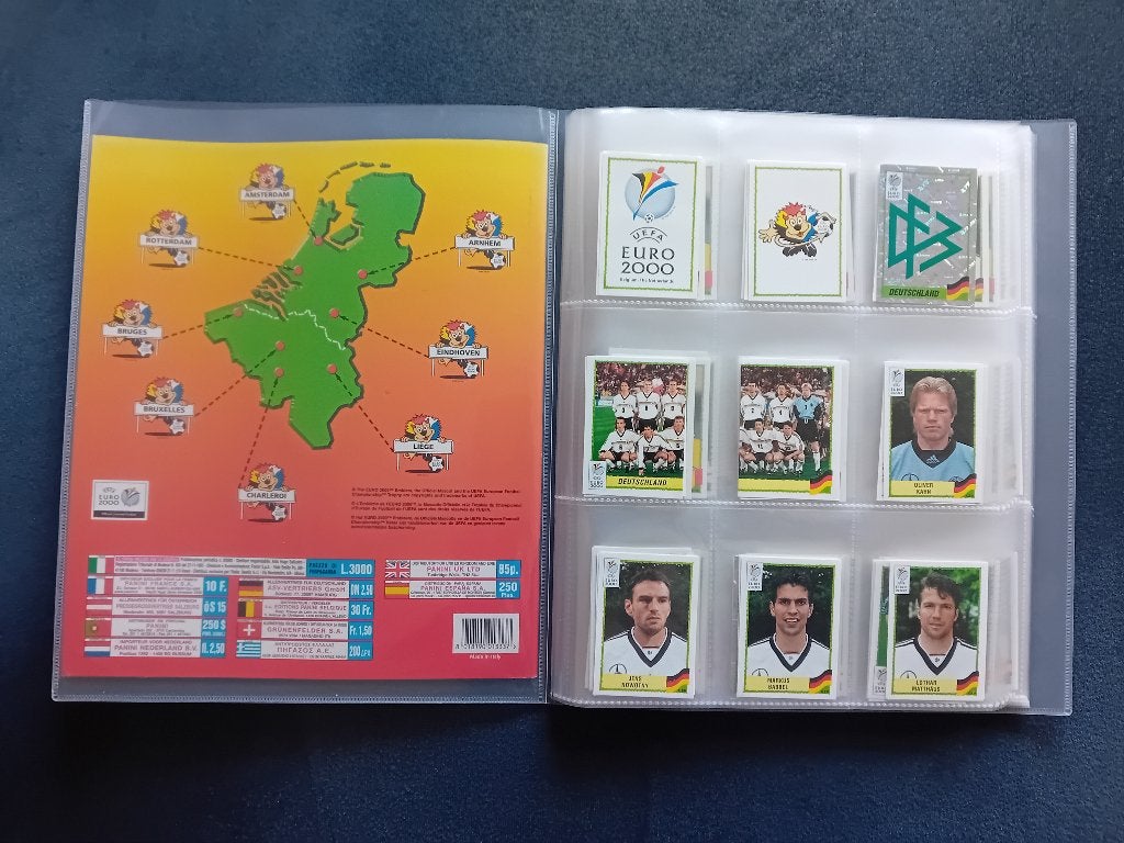 panini EURO 2000 leeg album + alle stickers, Enlèvement ou Envoi, Neuf, Autocollants et Photos