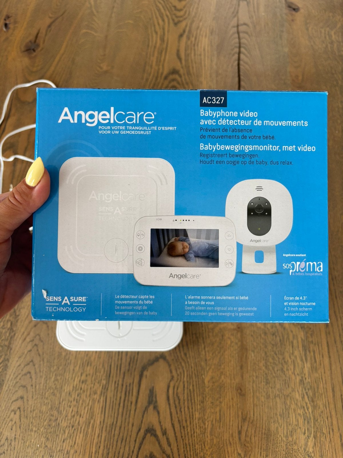Angelcare babyfoon + video + sensormat, Ophalen, Zo goed als nieuw