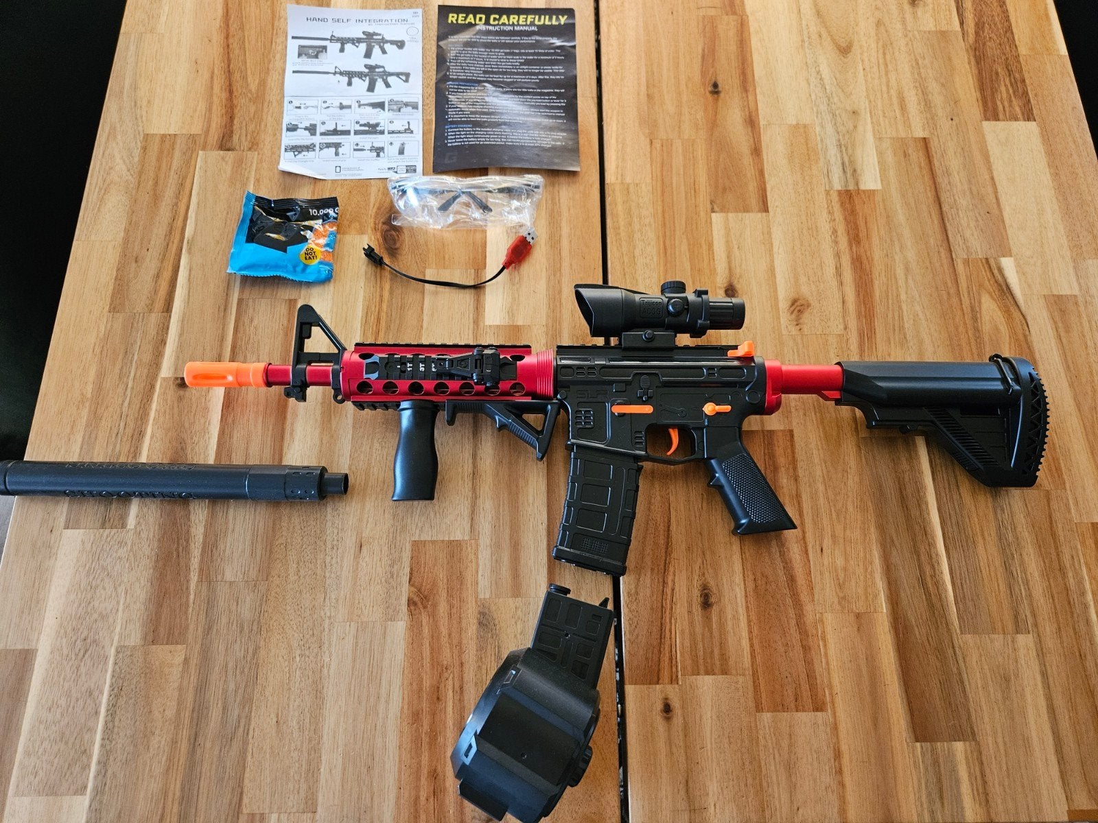 gel blaster M4A1 semi + automatisch, Hobby en Vrije tijd, Wargaming, Ophalen, Zo goed als nieuw