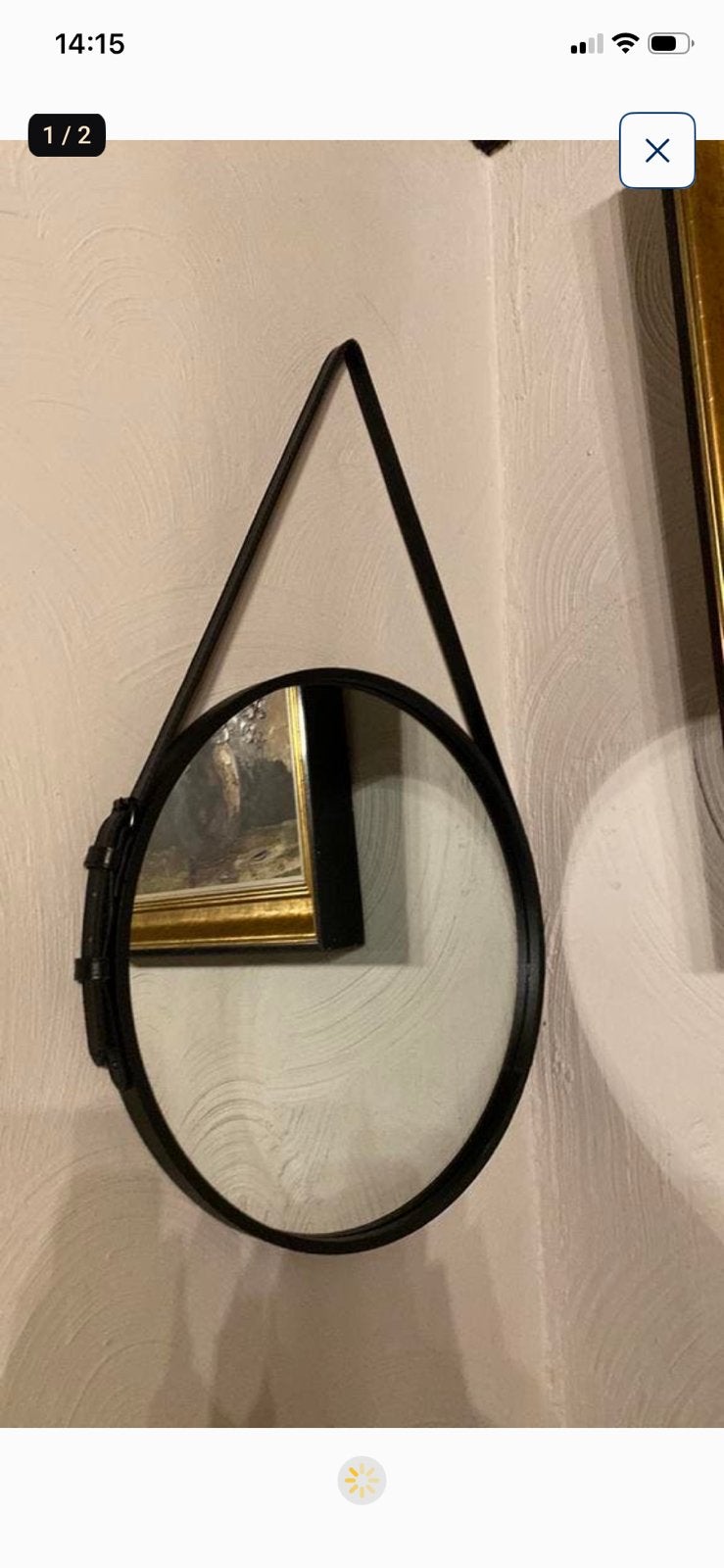 Art spiegel, Maison & Meubles, Accessoires pour la Maison | Miroirs, Comme neuf, Enlèvement