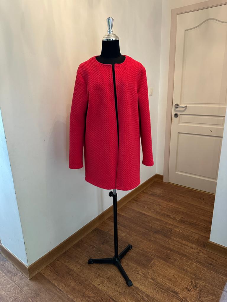 Dames vest maat L / 42 rood, Enlèvement ou Envoi, Comme neuf, Taille 42/44 (L), Rouge