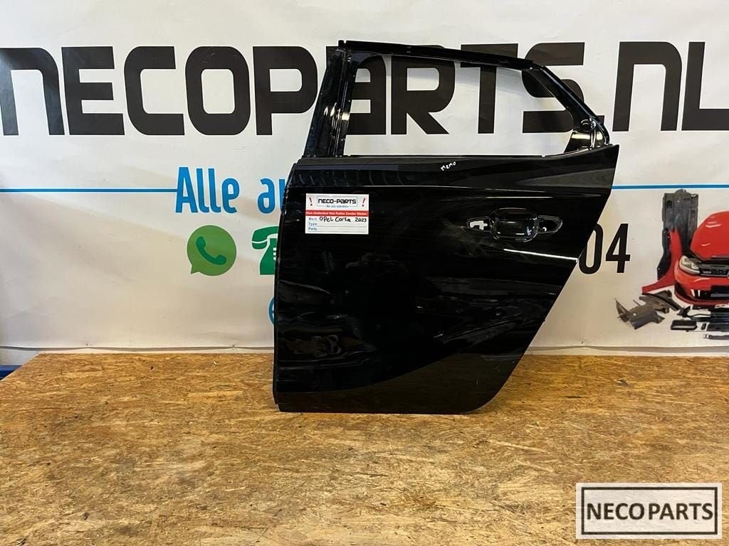 OPEL CORSA F PORTIER DEUR ACHTERPORTIER ACHTERDEUR ORIGINEEL, Auto-onderdelen, Gebruikt, -, -, Opel