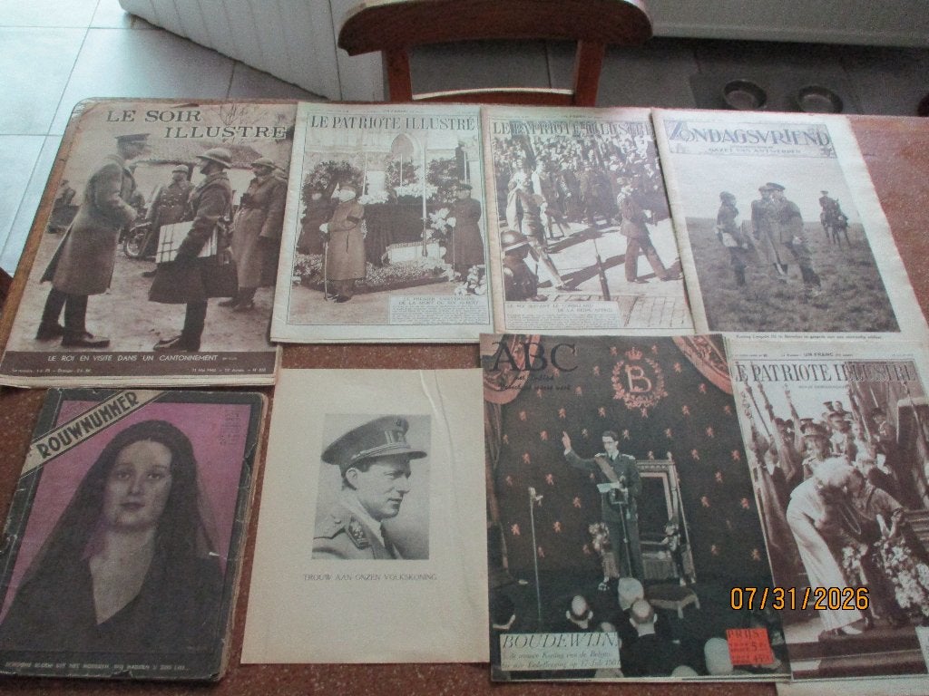 Lot Belgisch Koningshuis, Verzenden