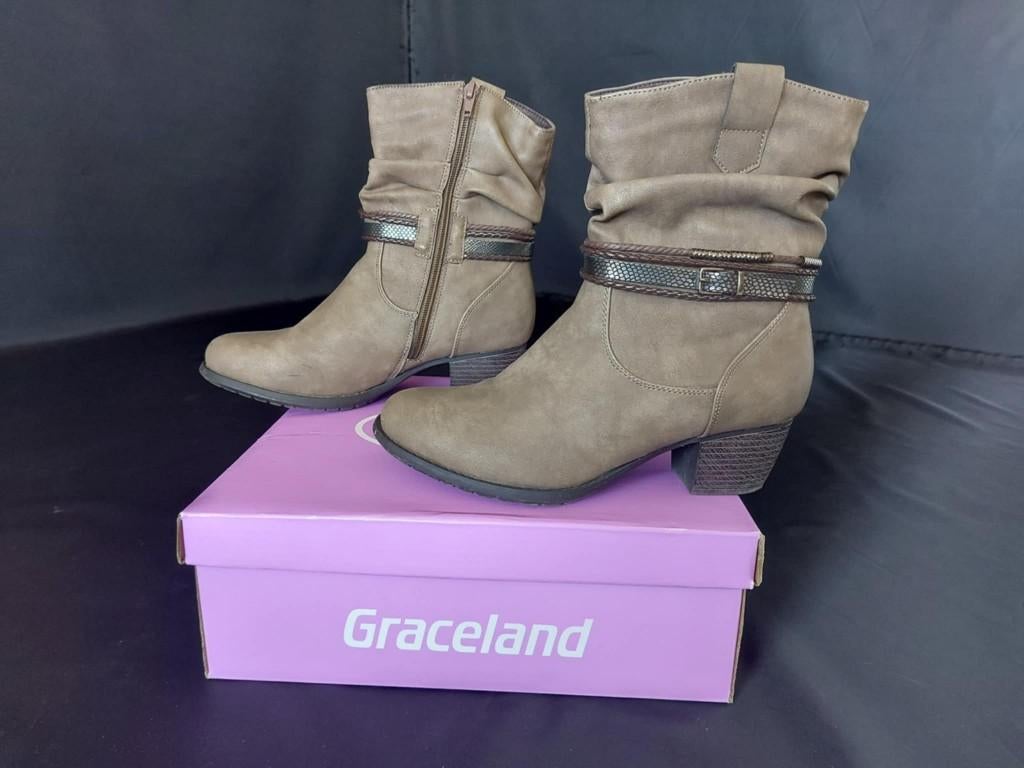 Ladyflex - Korte laarsjes, Kleding | Dames, Schoenen, Bruin, Ophalen of Verzenden, Gedragen, Ladyflex