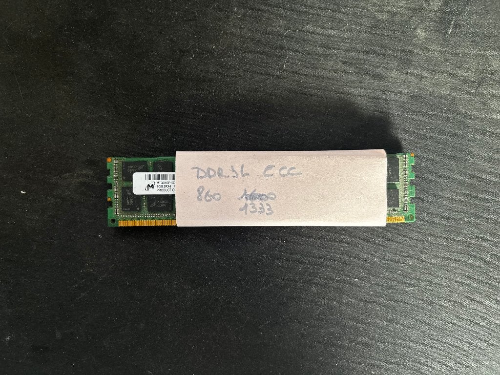 DDR3L 1333 ECC 8 GB RAM, Computers en Software, Ophalen, Gebruikt, Server, 8 GB