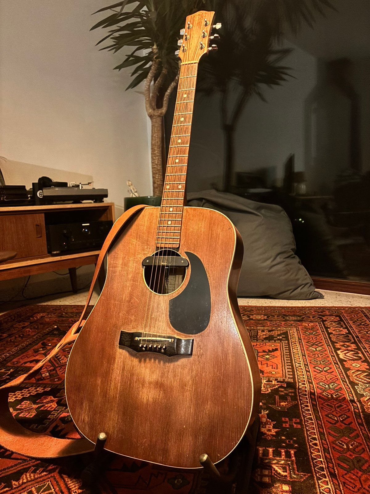 Maton FG100 1970, Muziek en Instrumenten, Ophalen of Verzenden, Gebruikt, Western- of Steelstringgitaar, Met (piezo-)element