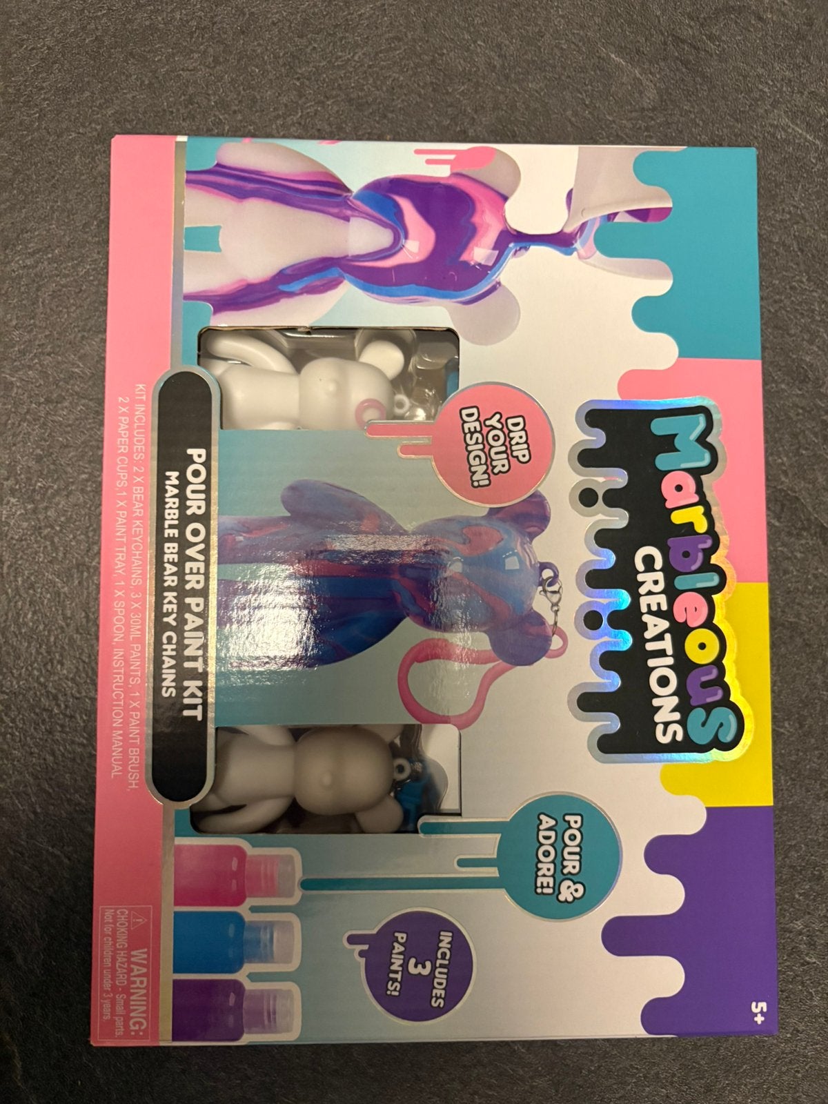 Marbleous creations gietsleutelhanger, Ophalen, Zo goed als nieuw