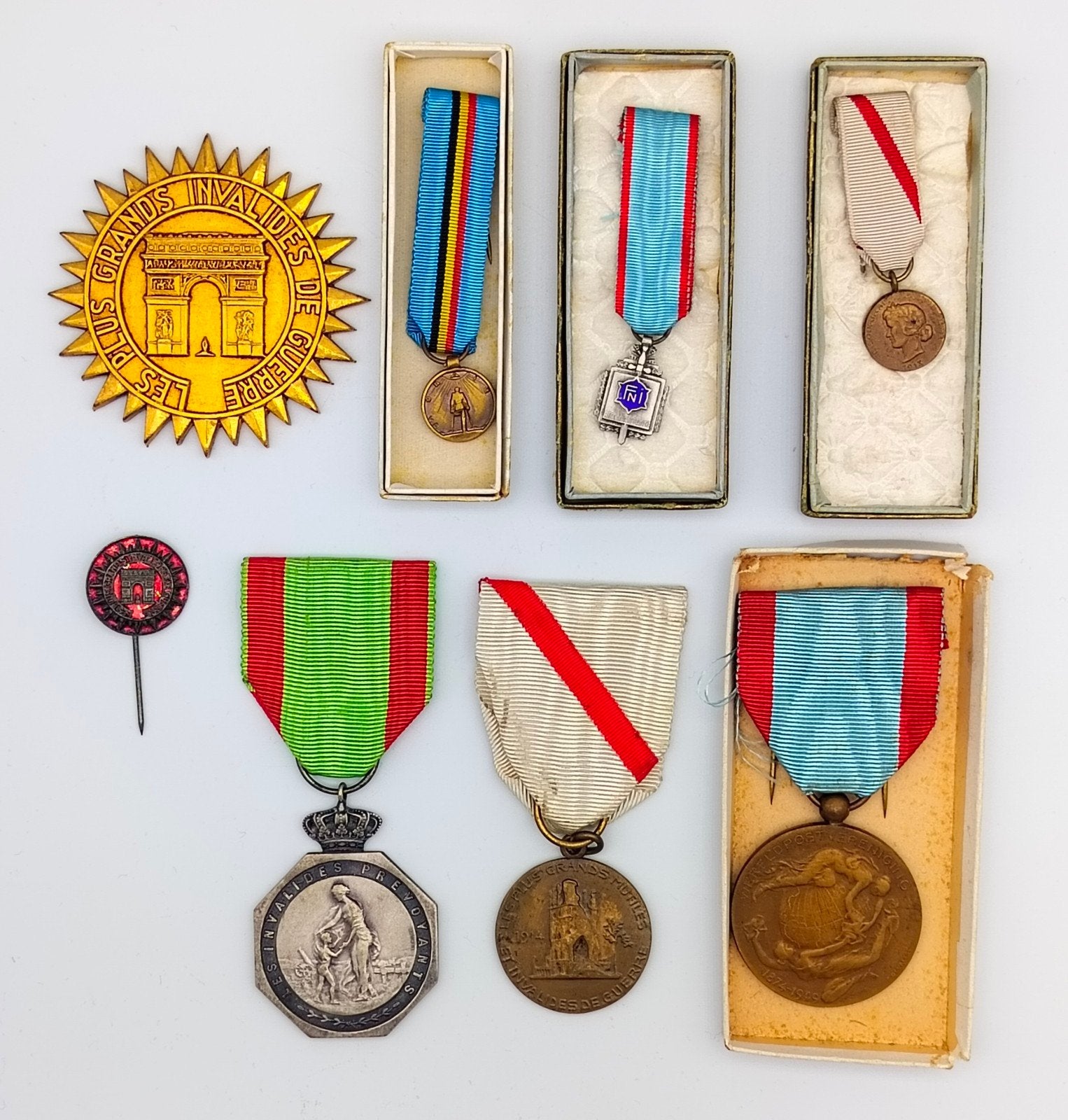 Médailles de la Première Guerre mondiale pour l'invalide de, Enlèvement ou Envoi
