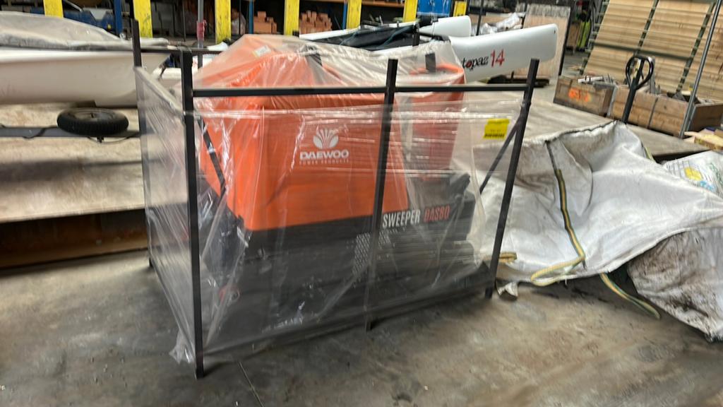 Veegmachine, Tuin en Terras, Veegmachines, Ophalen, Zo goed als nieuw