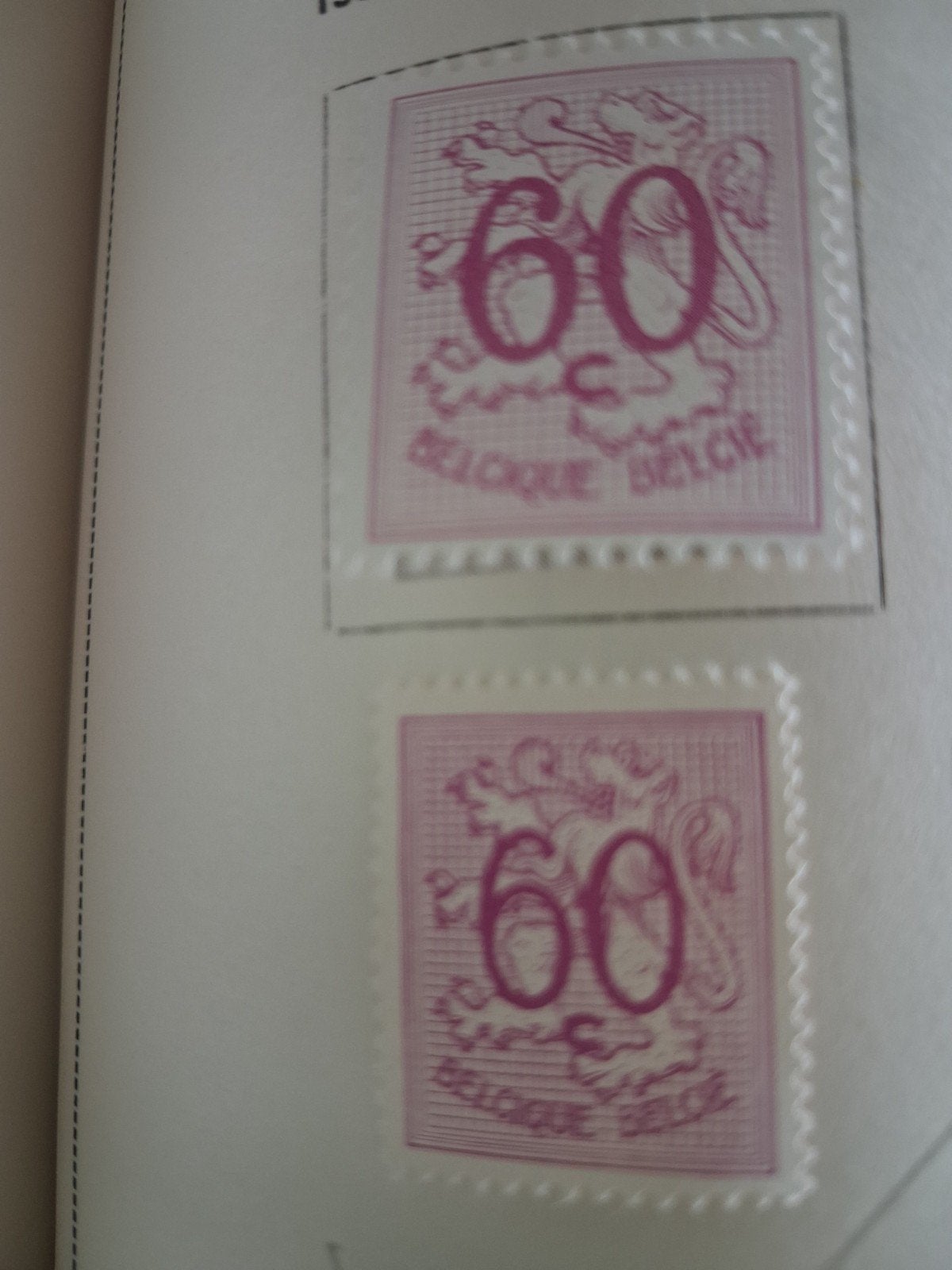 1966 timbre rose lion héraldique  de 1951, Timbres & Monnaies, Timbres | Europe | Belgique, Enlèvement ou Envoi