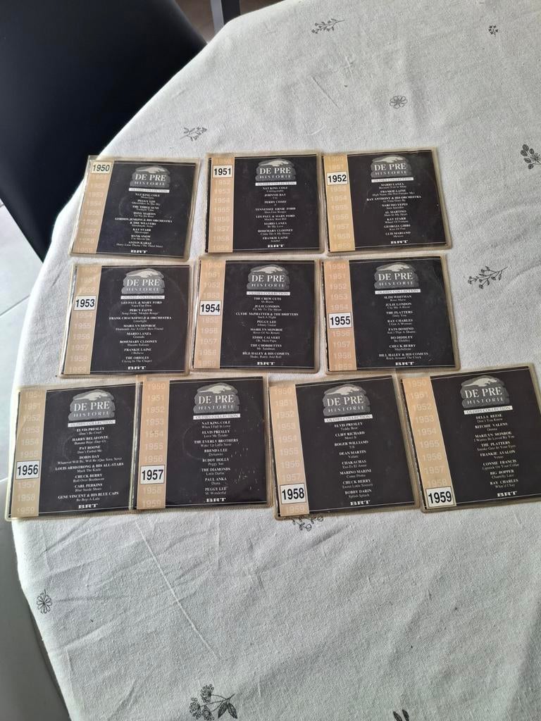 10 cds de pre historie oldies collection 1950/1959, Cd's en Dvd's, Ophalen of Verzenden