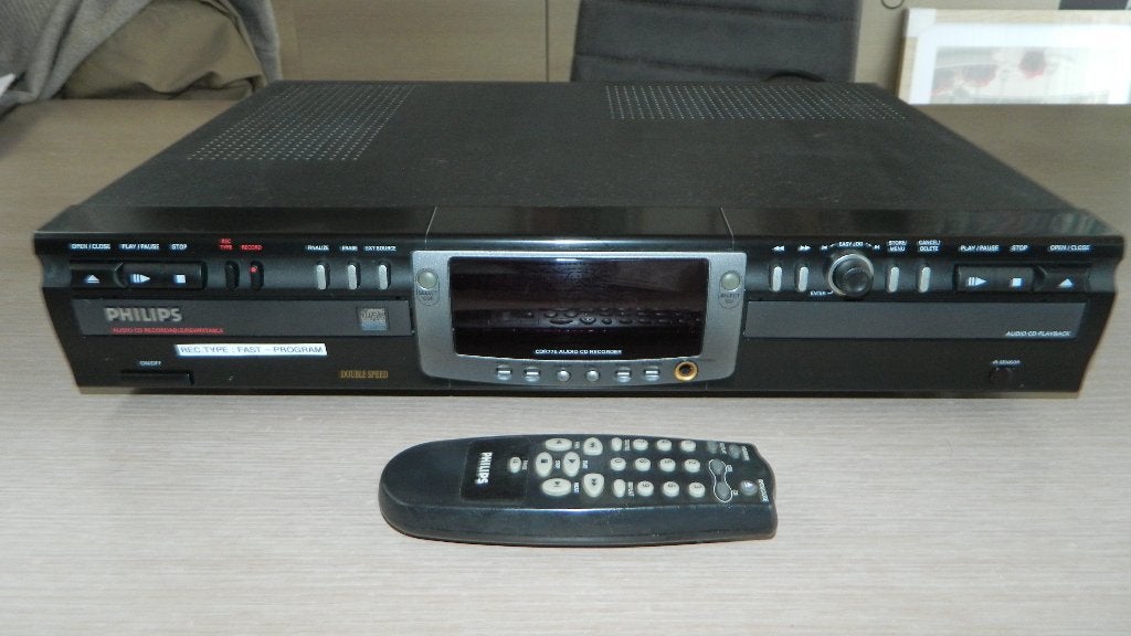 Superbe!!! double cd graveur philips CDR-775, TV, Hi-fi & Vidéo, Enlèvement ou Envoi, Comme neuf, Philips, Changeur