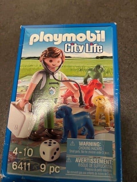 Playmobil dierenarts spel nr 6411, Ophalen