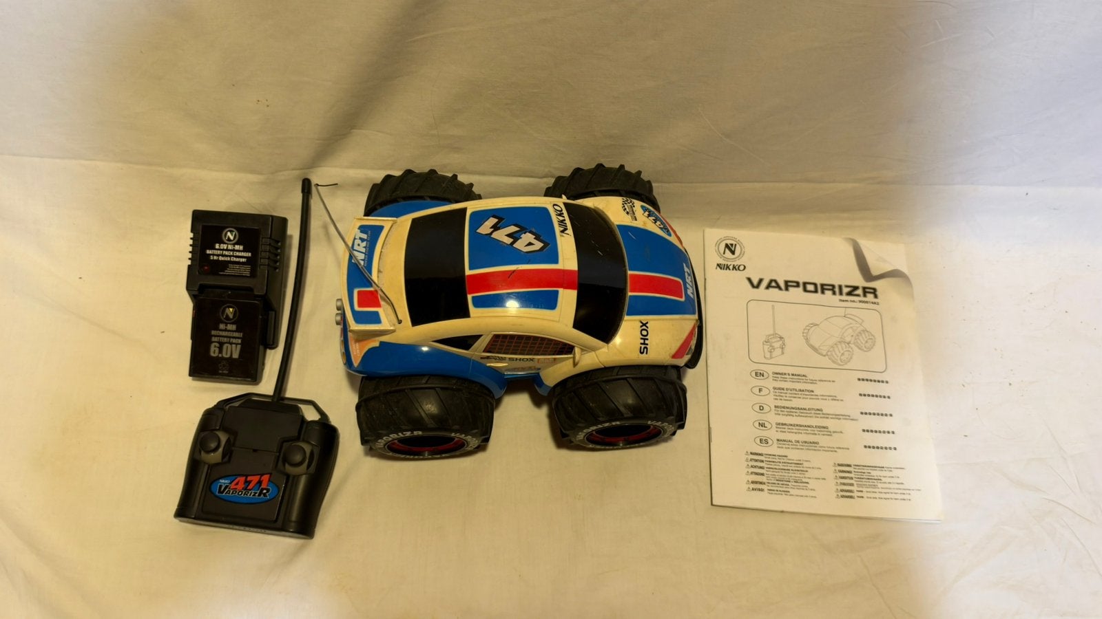 Nikko Vaporizr 471 4x4 Allroad! Bestuurbare Auto! Alles Bij!, Ophalen of Verzenden, Zo goed als nieuw, Afstandsbediening