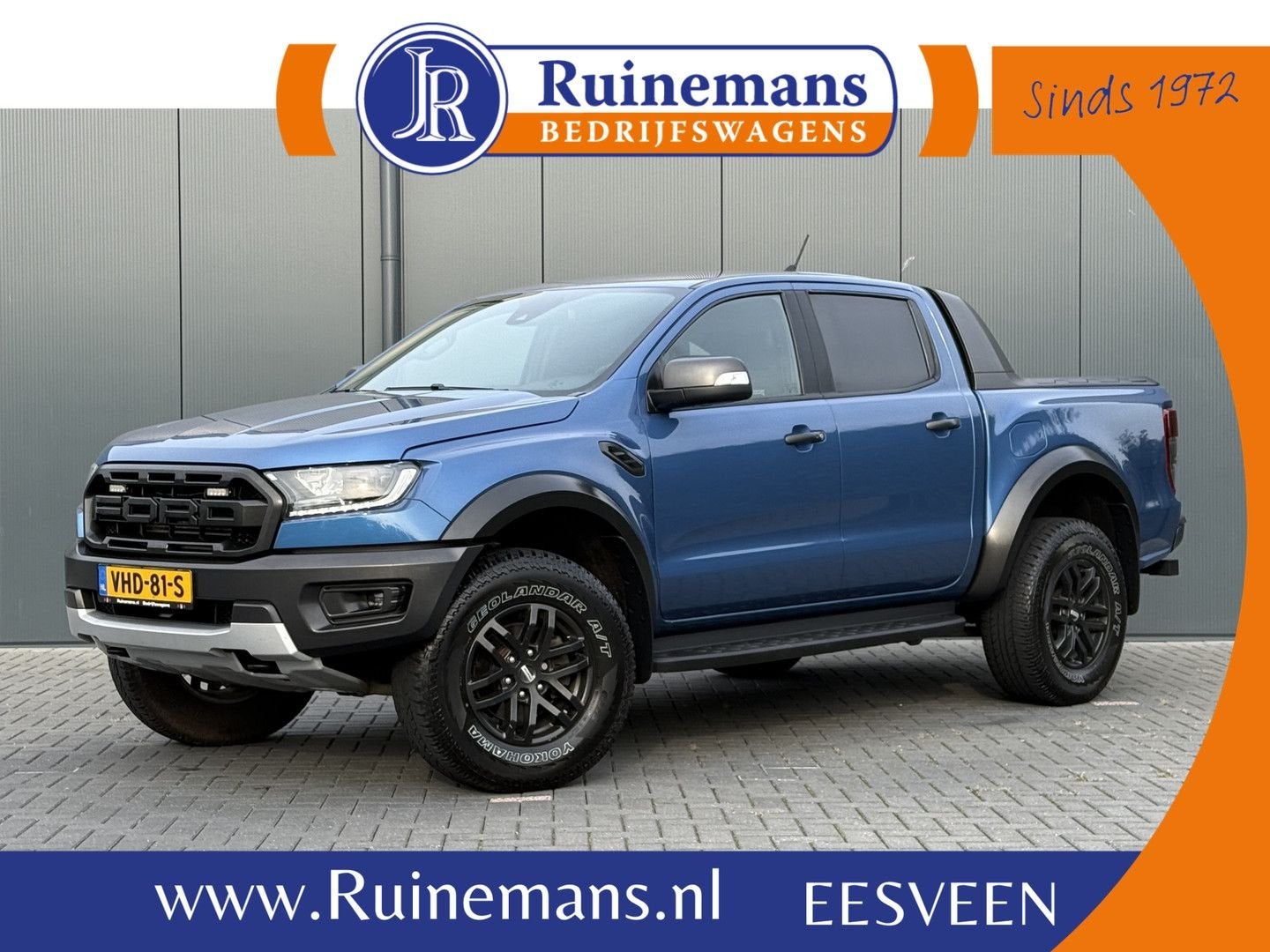 Ford Ranger RAPTOR 2.0 EcoBlue 213 PK AUT / 4x4 / 3.5T TREKH, Auto's, Automaat, Blauw, 293 g/km, Diesel