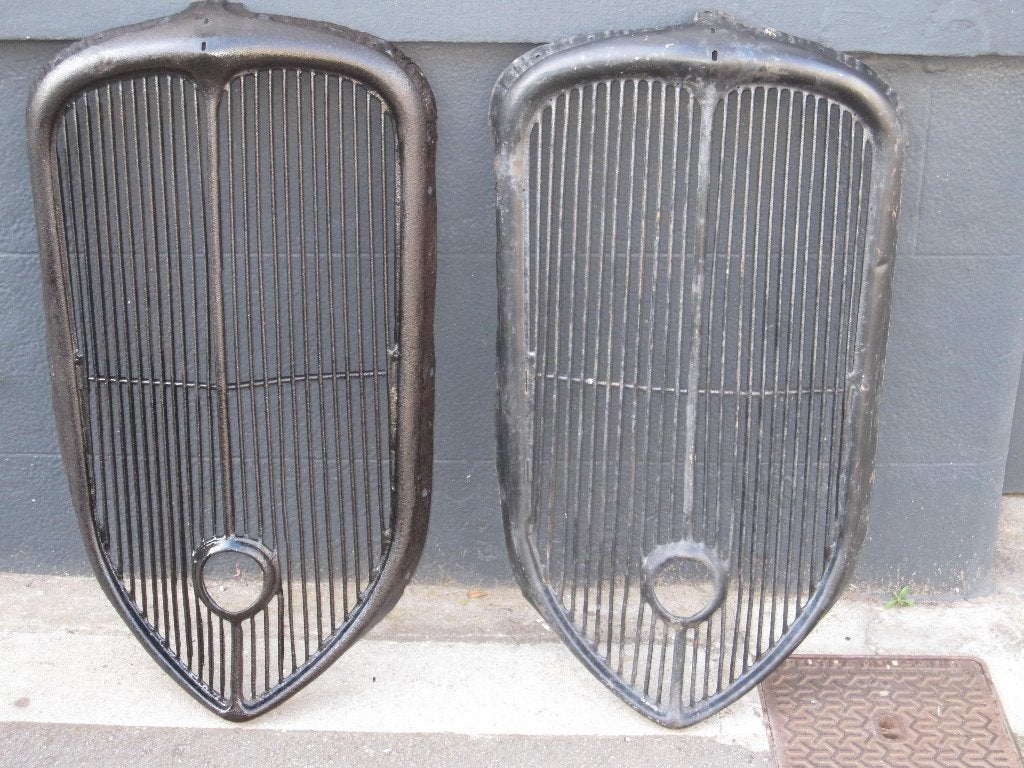 calandre citroen traction 7 ou 11 BL, Révisé, Capot moteur, Avant, Citroën