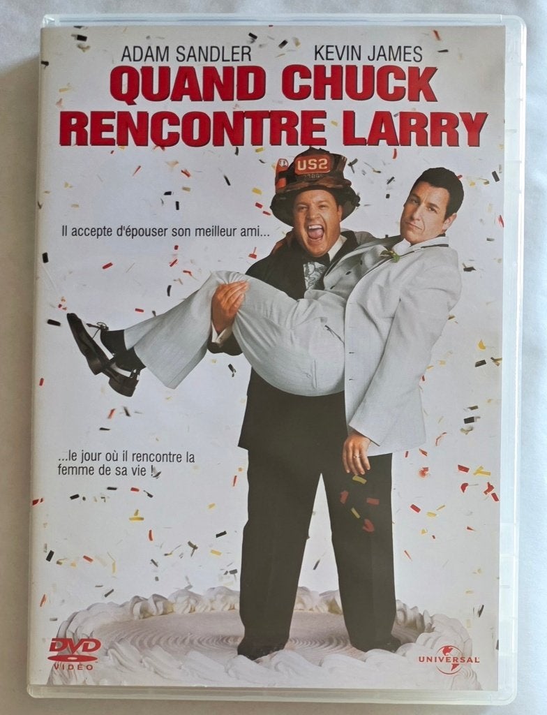 Quand Chuck rencontre Larry (Sandler/James) comme neuf, Tous les âges, Enlèvement ou Envoi, Comme neuf