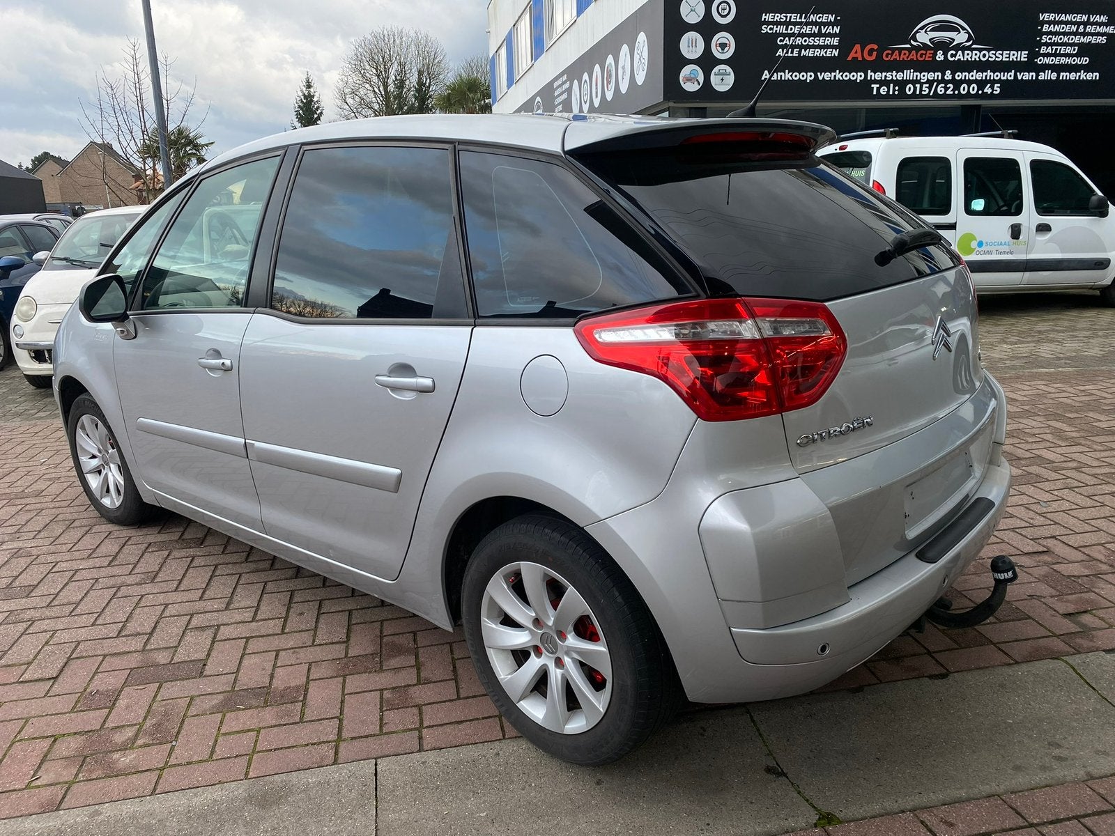 Citroën C4 Picasso - ESSENCE - AIRCO - 175.000km - 2008, Autos, Citroën, Achat, Beige, Entreprise, Boîte manuelle